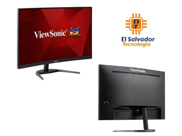 Monitor ViewSonic LED curvado - 27 Pulgadas - 165 Hz - 1920 x 1080 Full HD - HDMI DisplayPort - Modelo VX2768-PC-MHD