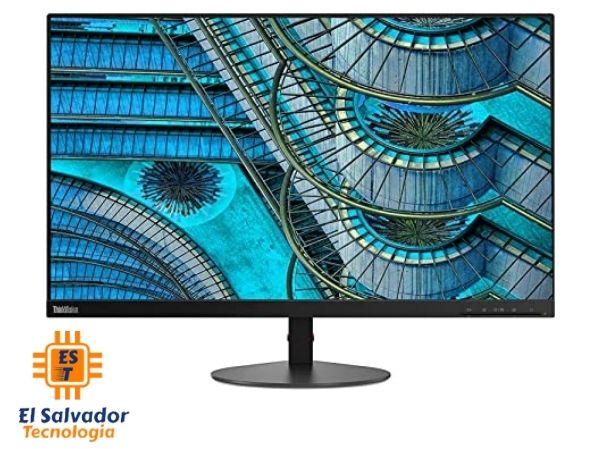 Monitor Lenovo LCD - 27 Pulgadas - 60 Hz - 1980 x 1080 Full HD - VGA HDMI - Modelo ThinkVision S27i-10 - 61C7KAR1US