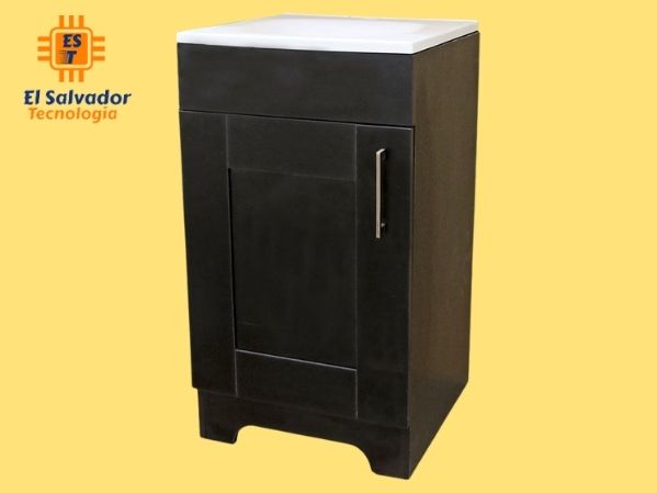 Mueble de baño mdf 83x45x45 cm wengue