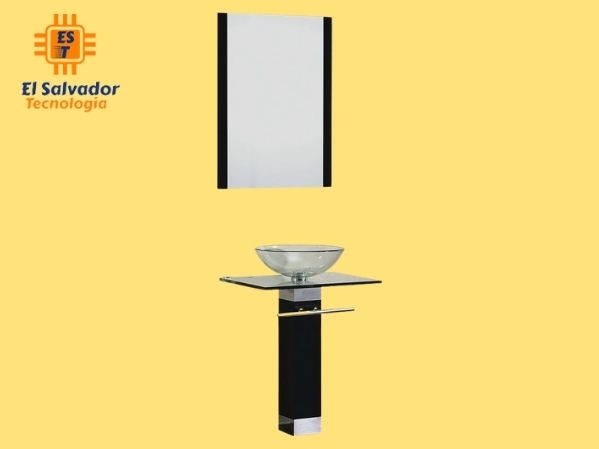 Mueble de vidrio 83x60x45 cm wengue denver