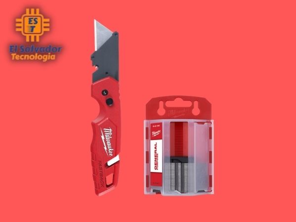 Set de cuchilla plegable + 50 repuestos 48-22-1504 Milwaukee