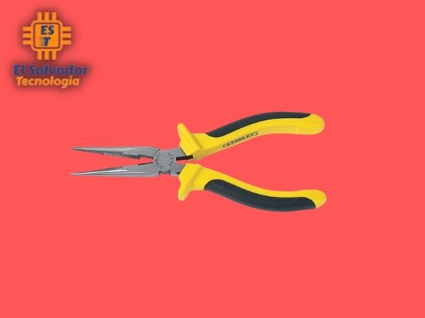 Tenaza punta larga 8 pulg con corte pro STANLEY