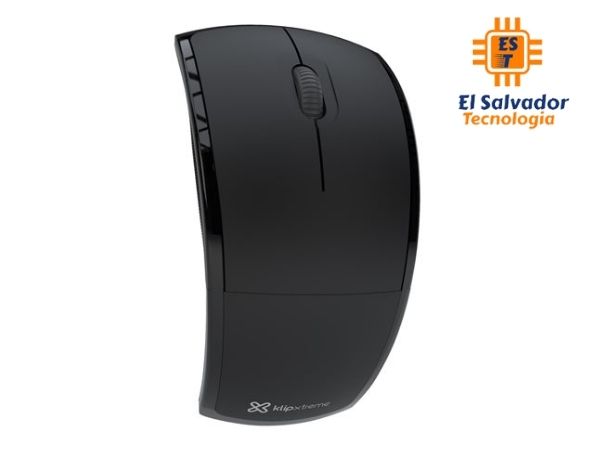 Mouse - klipxtreme Lightflex - Inalámbrico - Ergonómico - 1000 dpi - KMW-375BK