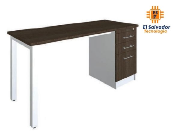 Escritorio lineal con pedestal CNT 14220