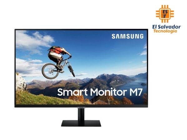 Monitor Samsung LCD - 32 Pulgadas - 60 Hz - 3840 x 2160 4K - HDMI USB-C - Modelo LS32AM702UNXZA