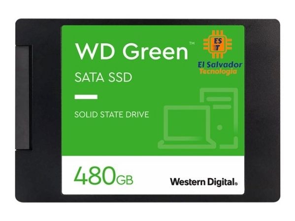 Unidad de Estado Solido WD Green - 480 GB - WDS480G2G0A