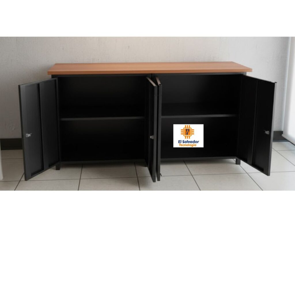 Credenza para Oficina Color Haya - El Salvador Tecnologia y Muebles de Oficina