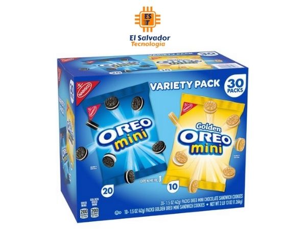 Oreo Mini Variedad 30 Unidades Nabisco