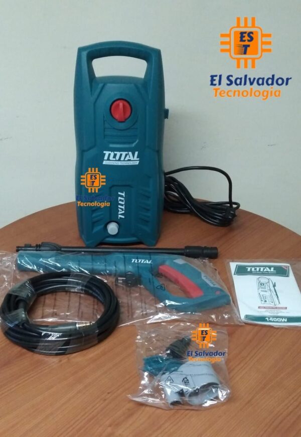 Hidrolavadora Electrica 1900 PSI - 1400W Para Lavar Auto en Casa o Carwash - Marca Total - UTGT11316 - Imagen 2