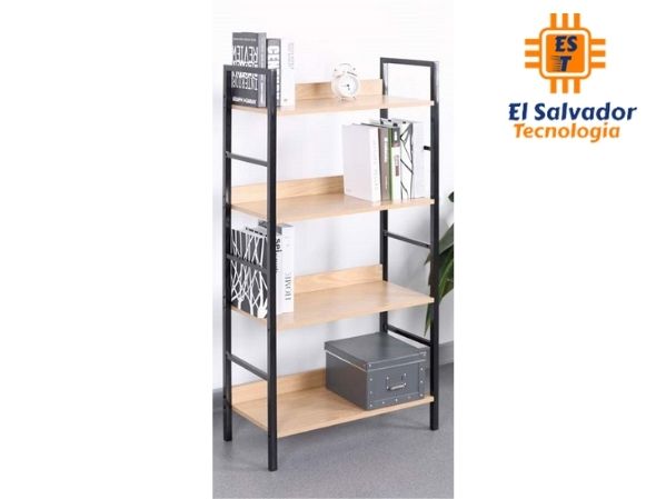 Estante de metal 4 niveles 126cm x60cm x28cm