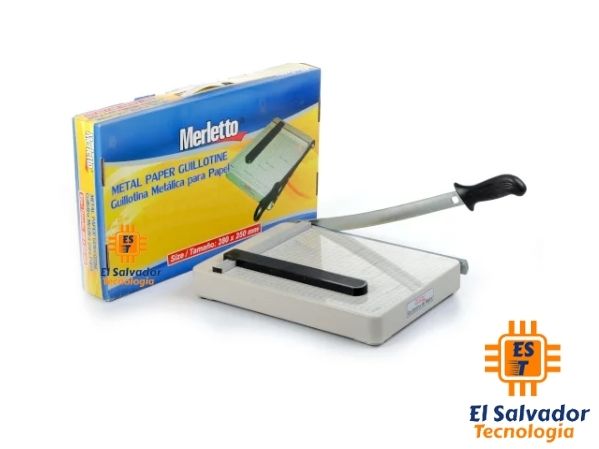 Guillotina Metálica para papel 280 x 250mm Merletto