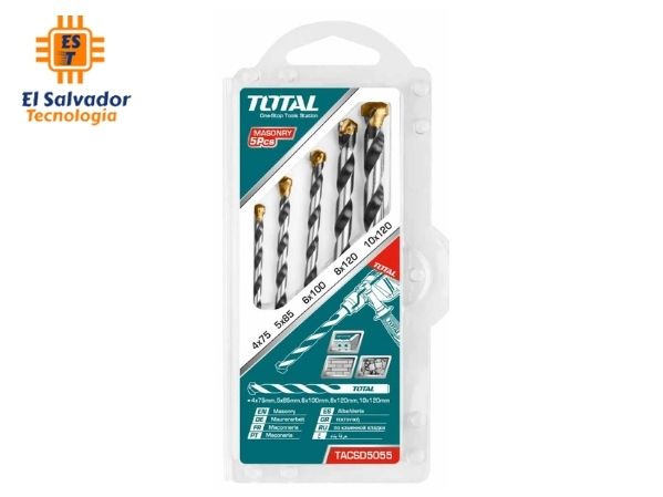 Set de 5 brocas para Concreto Total
