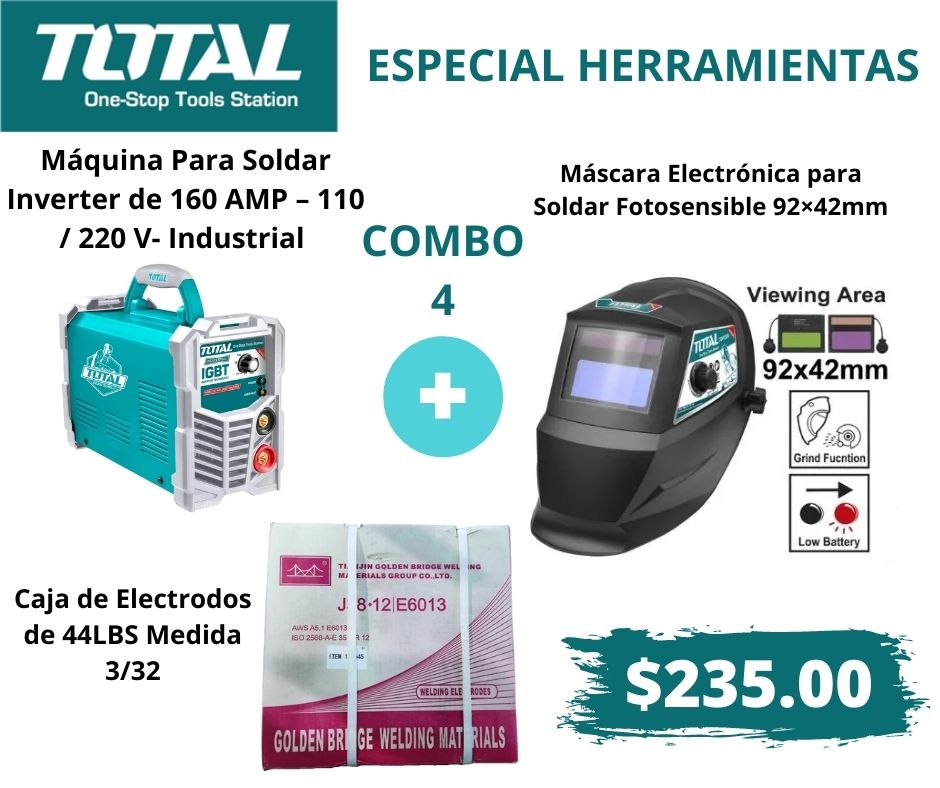Combo 3 Herramientas - Compresor + Manguera de aire + Pistola de impacto con cubos + Pistola para pintar