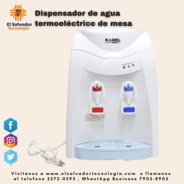 Dispensador de agua termoeléctrico de mesa