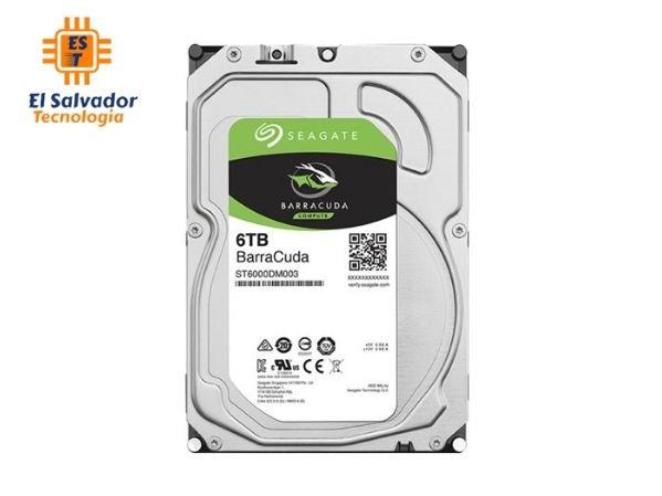 Disco Duro Interno para PC 3.5 – Seagate Barracuda ST6000DM003 – 6TB