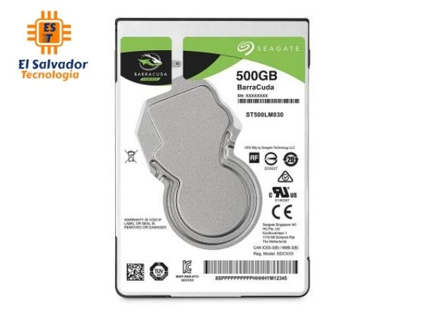 Disco duro Interno para Laptop 2.5 -Seagate 500 GB ST500LM030