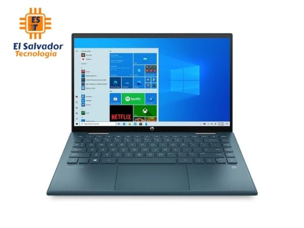 Laptop Touch-Tactil 2 en 1 HP Pavilion x360 14-dy0005la – 14 Pulgadas - Intel Core i3 1125G4 - 8 GB RAM - 256 GB SSD - Win Home-10- Blue - 3A9A7LA#ABM