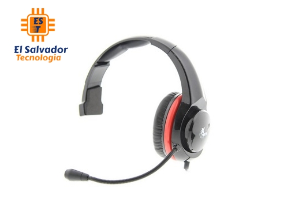 Monoauricular para videojuegos Xtech Molten - Espiga 3.5 mm TRRS - XTH-520BK