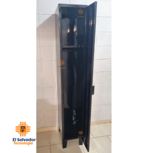 Locker Metalico JNX de – 1 Puerta – Color Negro – Altura 1.80 Mt x 0.40 Profundidad x 0.30 Ancho Frente