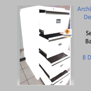 Archivo Metalico de 4 Gavetas -JNX - Exclusivo - BLANCO