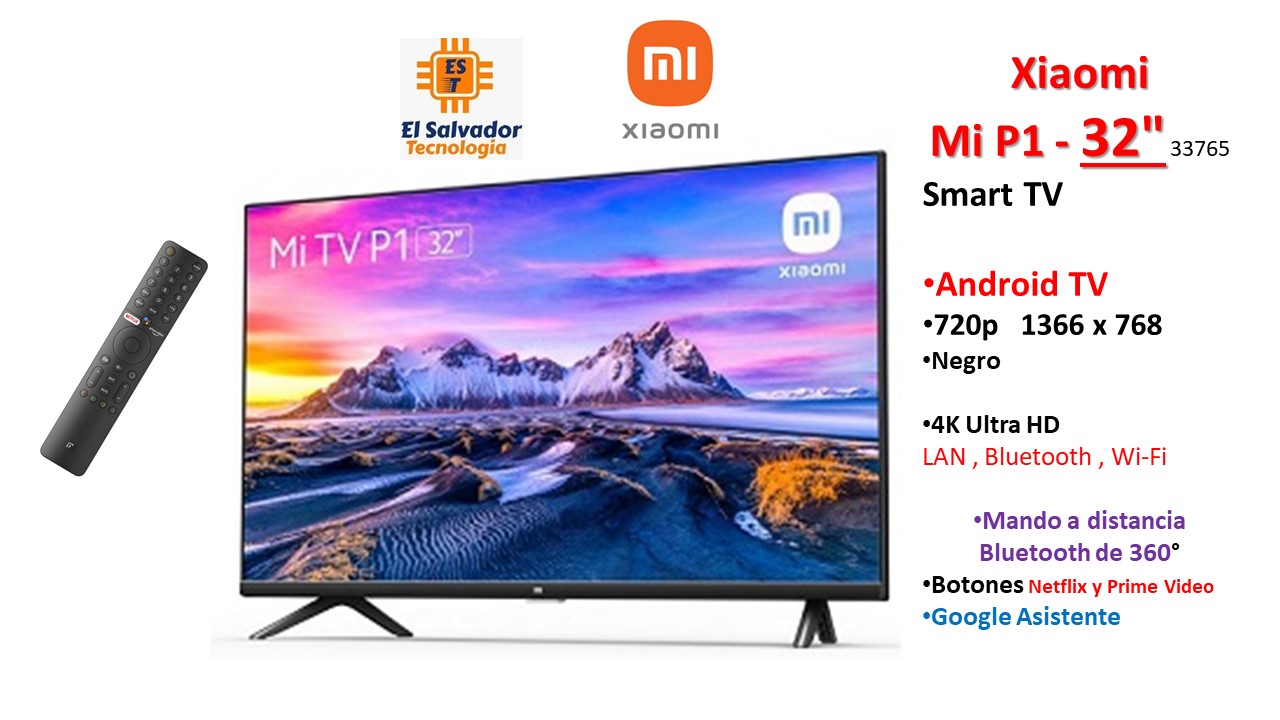Televisor Xiaomi Mi LED TV P1 32 HD Smart TV WiFi de XIAOMI en Televisores  de 32 pulgadas Erson Tecnología