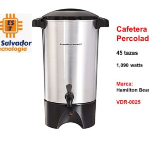 Cafetera Percoladora - 45 tazas - 1090 watts - Marca - Hamilton Beach - VDR-0025