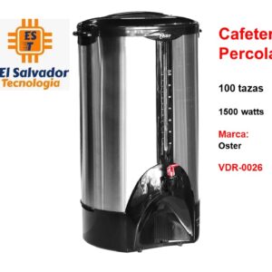 Cafetera Percoladora - 100 tazas - 1500 watts - Marca - Oster - VDR-0026
