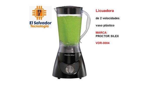Licuadora de 2 velocidades vaso plástico MARCA- PROCTOR SILEX VDR-0004