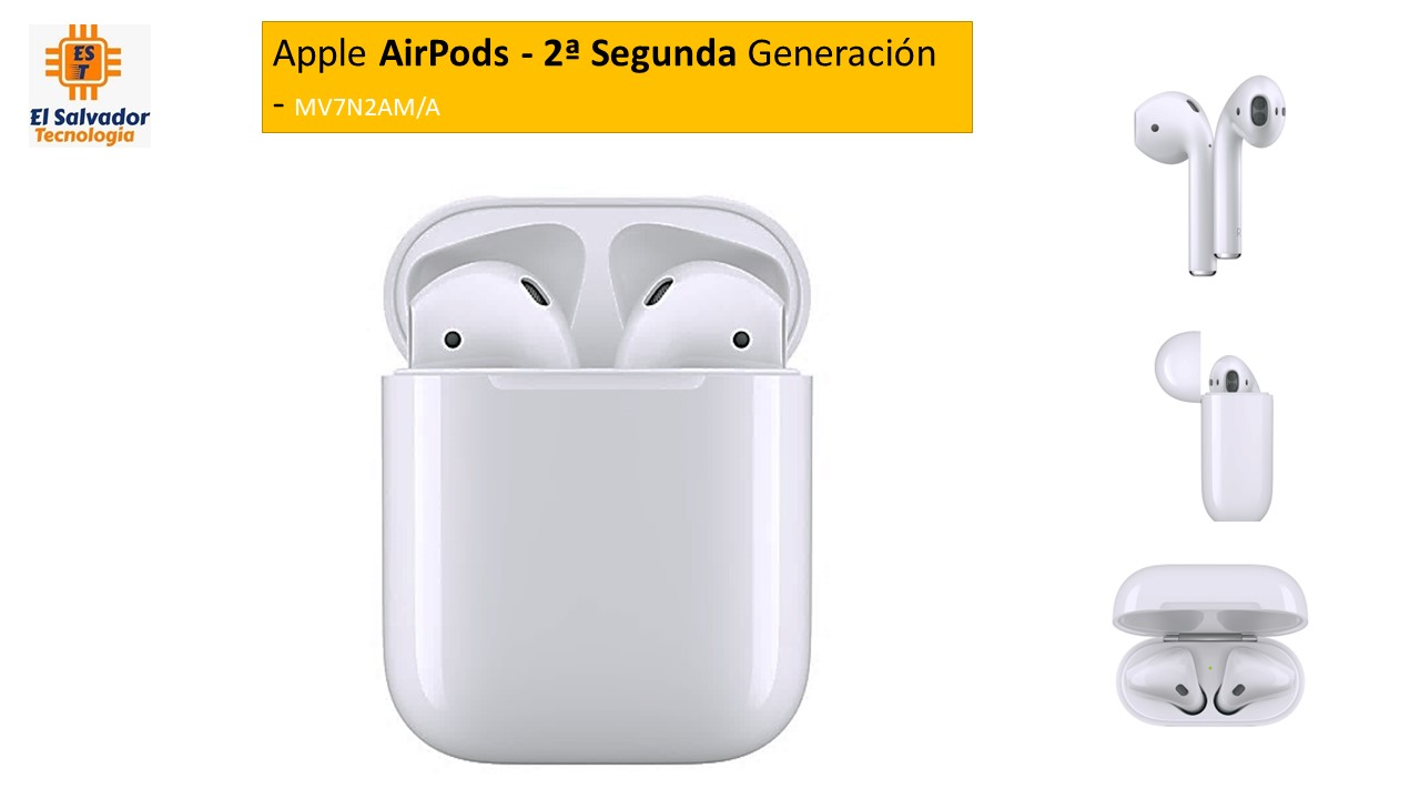 Auriculares inalámbricos Apple AirPods (segunda generación) con