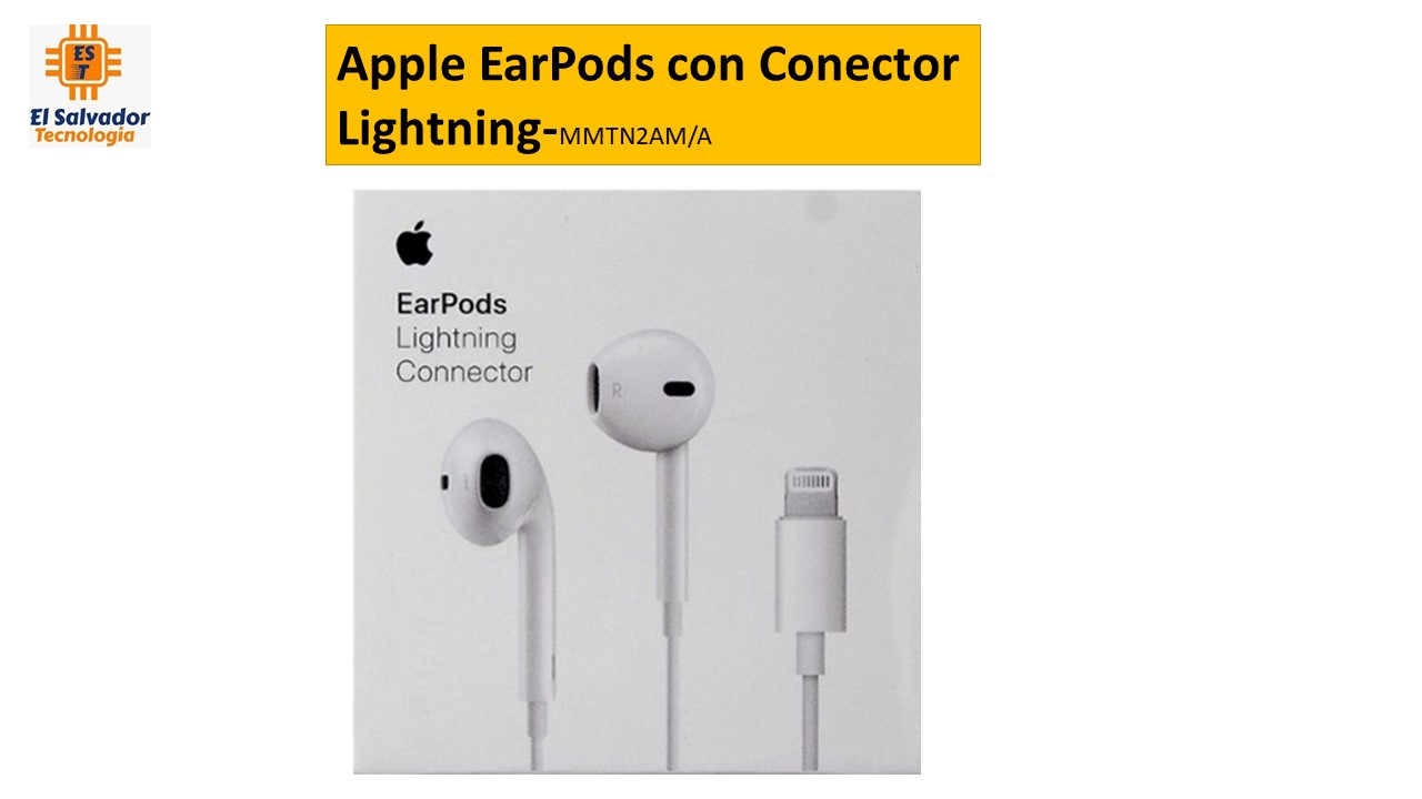 Apple EarPods con Conector Lightning-MMTN2AM/A