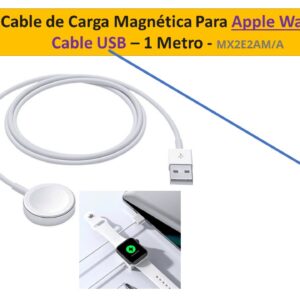 Cable de Carga Magnética Para Apple Watch - Cable USB – 1 Metro - MX2E2AM/A - El Salvador Tecnologia