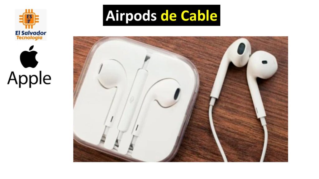 Apple - Airpods de Cable - El Salvador Tecnologia