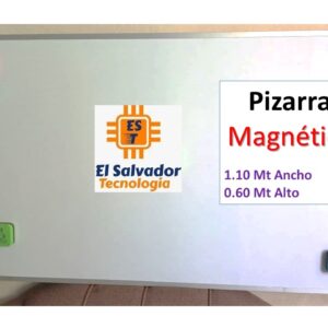 Pizarra Magnetica Blanca - 1.10 Ancho x 0.60 Alto - El Salvador Tecnologia