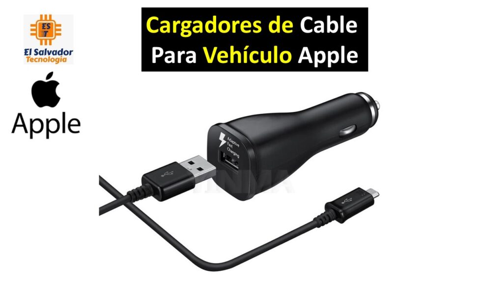 Cargadores de Cable Para Vehículo Apple