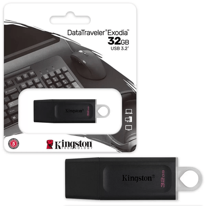Memoria USB de 32 GB - Kingston - Data Travel Exodia