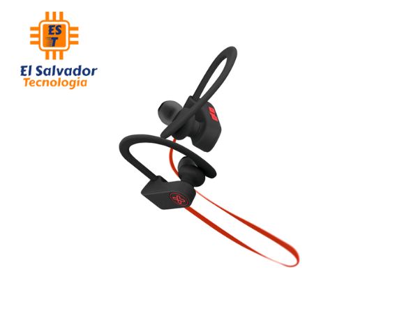 Auriculares Klip Xtreme – JogBudz II - Bluetooth - Color Rojo - KSM-150RD