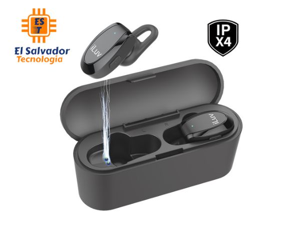 Auriculares iLuv - TrueBTAir - Bluetooth 5.0 - TRUEBTAIRBK