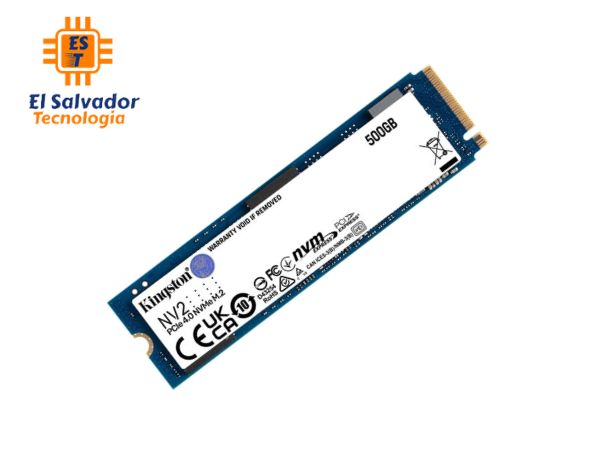 Unidad de Estado Solido M.2 NVMe Kingston NV2 – 500 GB – SNV2S/500G