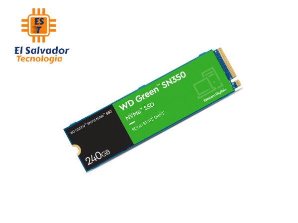 Unidad de Estado Solido M.2 NVMe Western Digital SN350 - 240 GB - WDS240G2G0C
