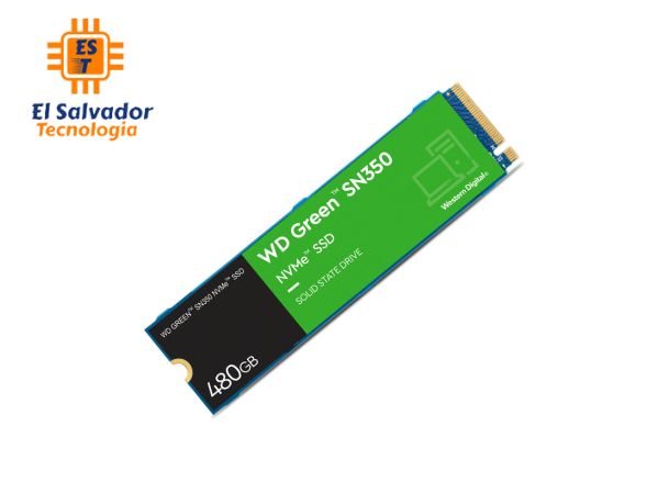 Unidad de Estado Solido M.2 NVMe Western Digital SN350 - 480GB - WDS480G2G0C