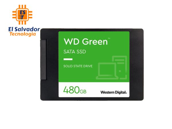 Unidad de Estado Solido WD Green - 480 GB - WDS480G3G0A