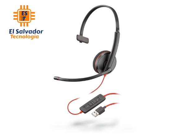 Auricular Poly Blackwire C3210 – USB – en oreja – 209744-101