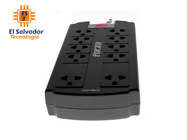 Forza protector tensión 1080J/ 1800W - 10 conectores universales - 110/240V - FSP-10UN
