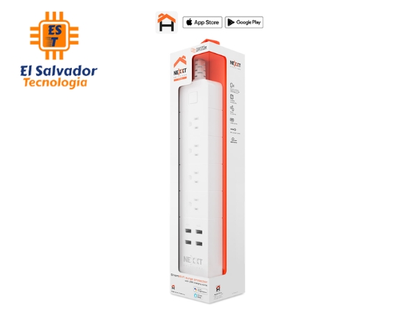 Regleta inteligente Nexxt Wi-Fi para interior 110V - NHP-E610