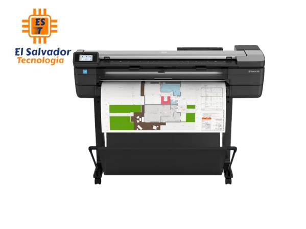 impresora de gran formato HP DesignJet T830 - Multifuncional - 36" - Wi-Fi - F9A30D#B1K