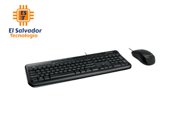 Teclado + Mouse Microsoft APB-00004 Wired Desktop 600 Combo
