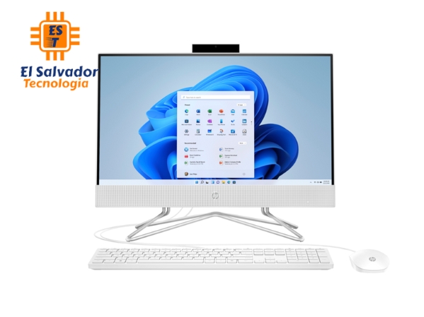 Computadora All In One - HP 22-dd2000la - Intel Celeron J4025 - 4GB RAM - 256GB HDD - Win 11 Home - 693C5LA#ABM