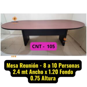 Mesa de Reunion de 8 a 10 Personas Color Zapelly El Salvador Tecnologia cnt 105