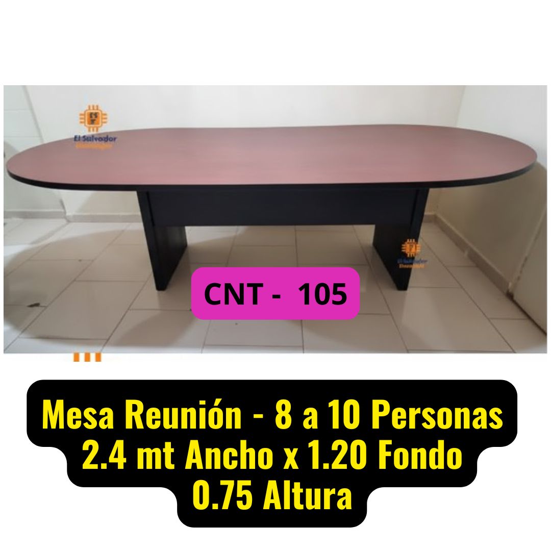 Mesa de Reunion de 8 a 10 Personas Color Zapelly El Salvador Tecnologia cnt 105