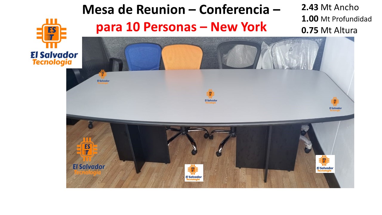 Mesa de Reunion – Conferencia – para 10 Personas – New York